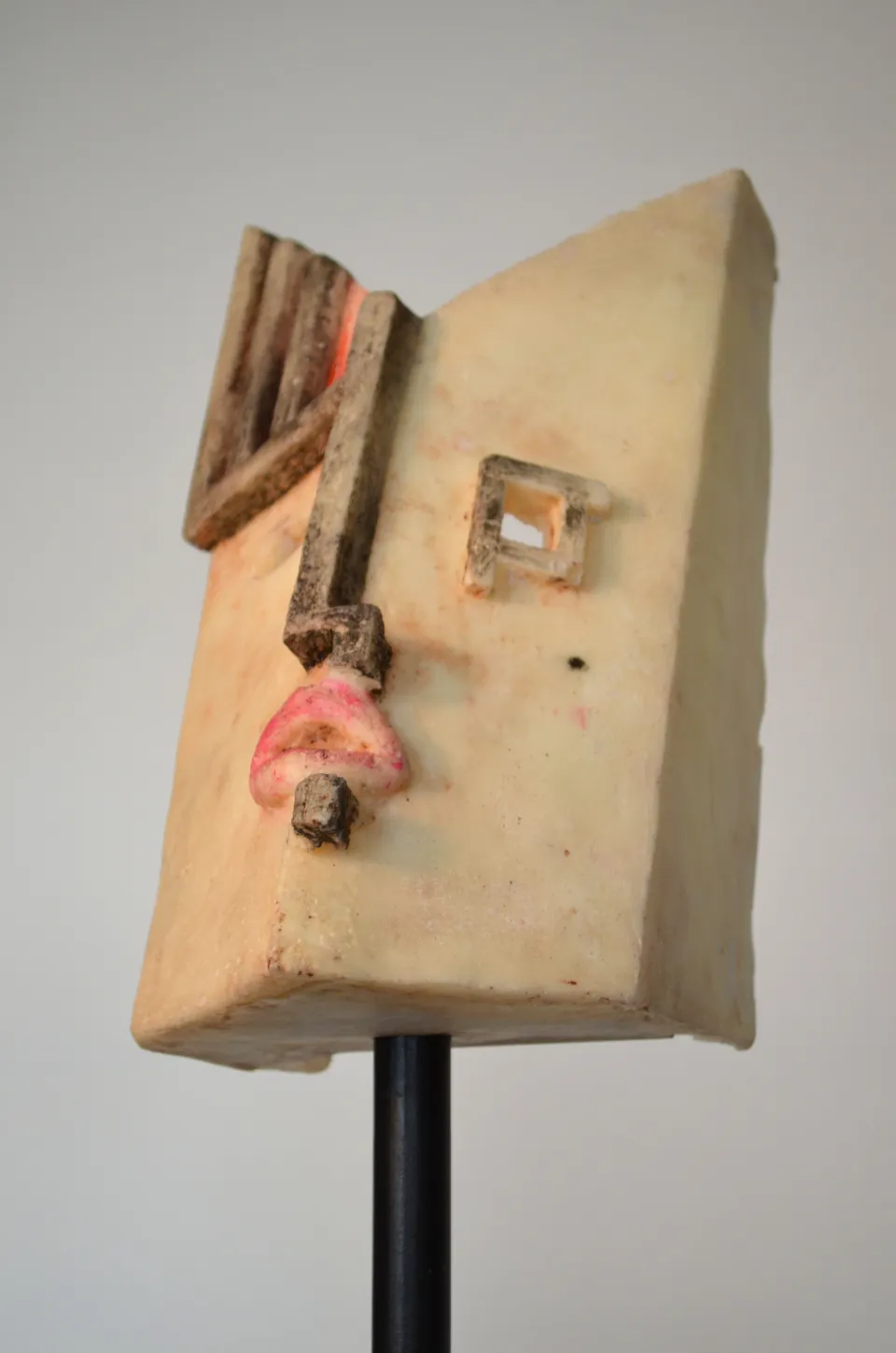 Masque de catcheurs, expo en collaboration avec Emmanuel Guise et Jolie Julien.