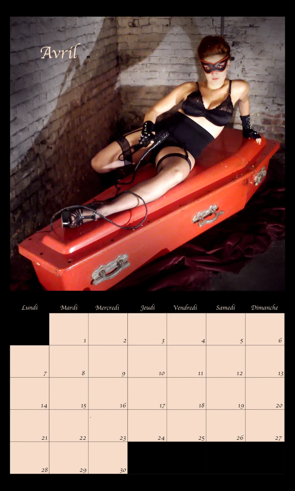 Calendrier sexy des pompes funèbres