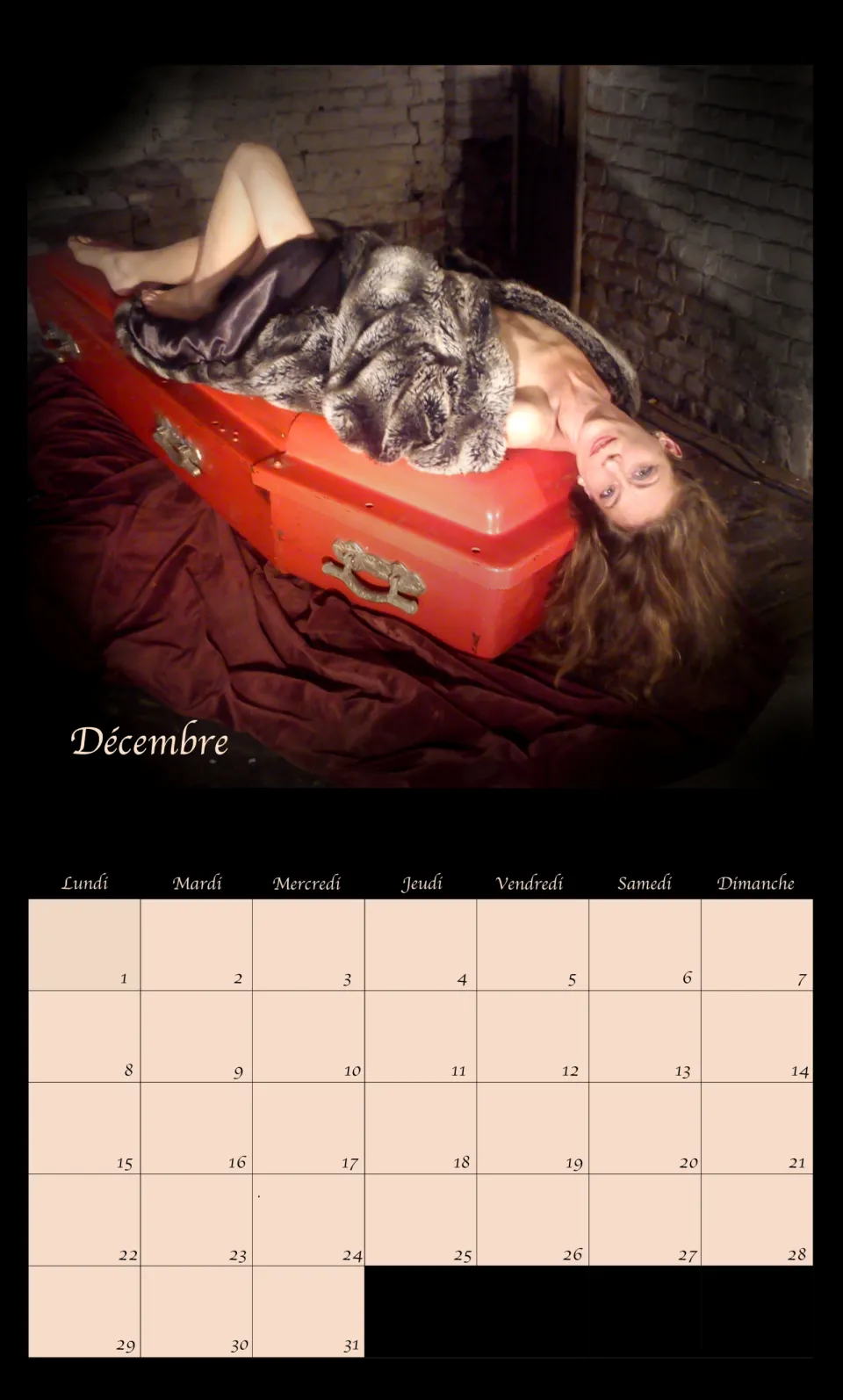 Calendrier sexy des pompes funèbres