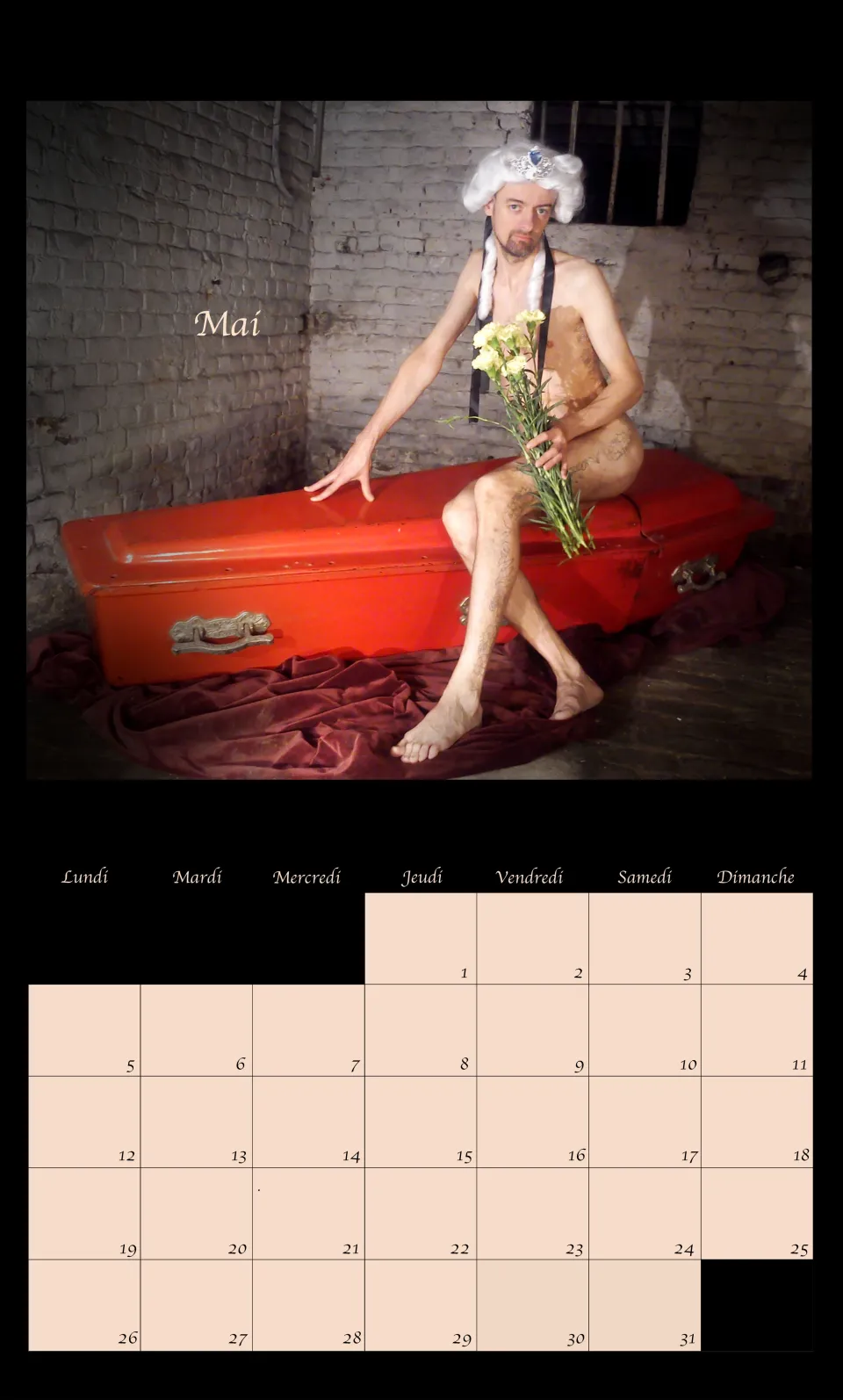 Calendrier sexy des pompes funèbres