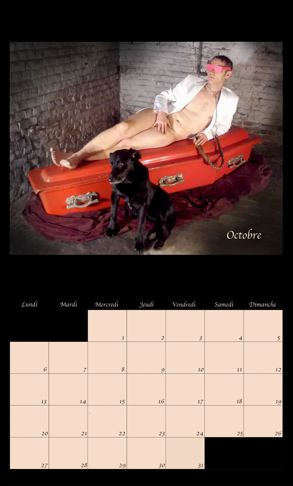 Calendrier sexy des pompes funèbres