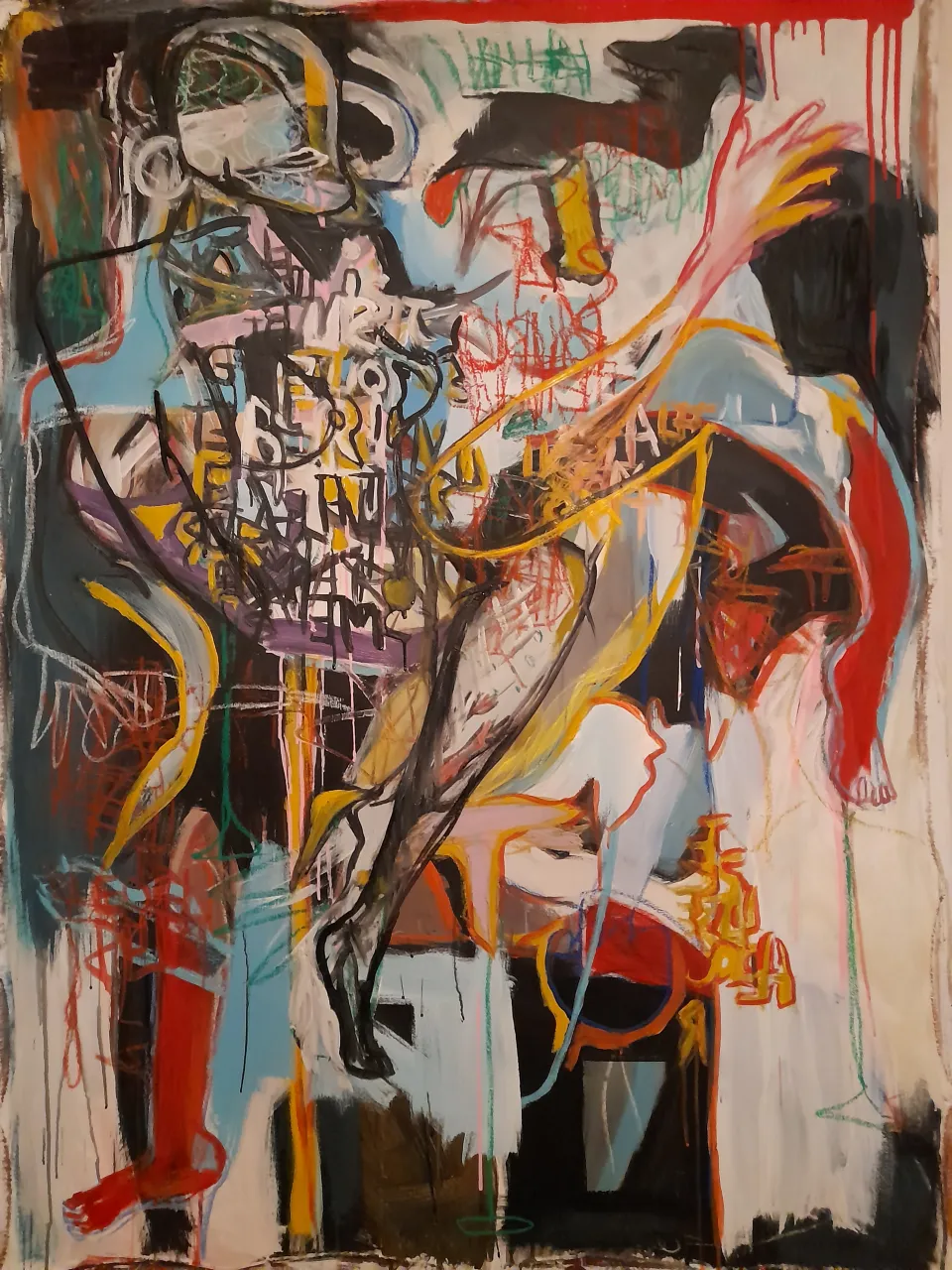 Charabia, Technique mixte 100x135cm 2020