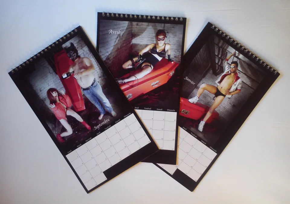 Calendrier sexy des pompes funèbres