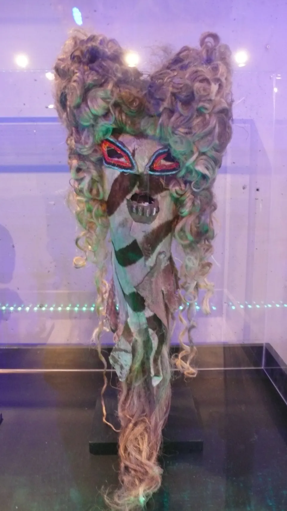 Masque de catcheurs, expo en collaboration avec Emmanuel Guise et Jolie Julien.