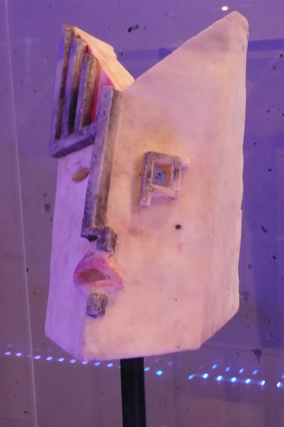 Masque de catcheurs, expo en collaboration avec Emmanuel Guise et Jolie Julien.