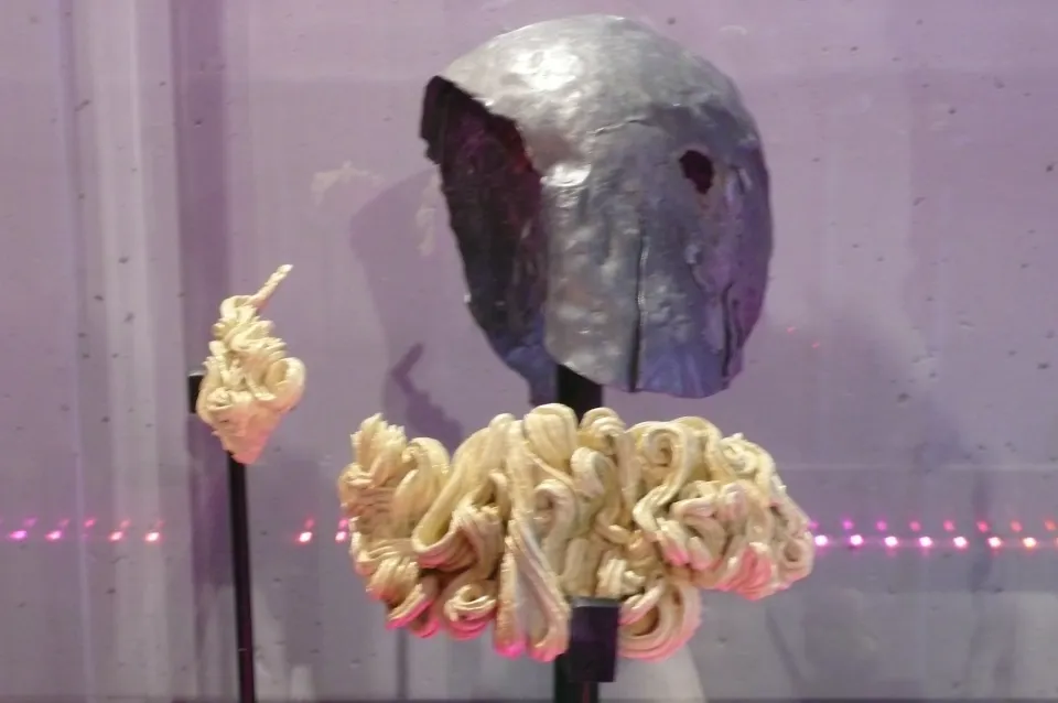 Masque de catcheurs, expo en collaboration avec Emmanuel Guise et Jolie Julien.