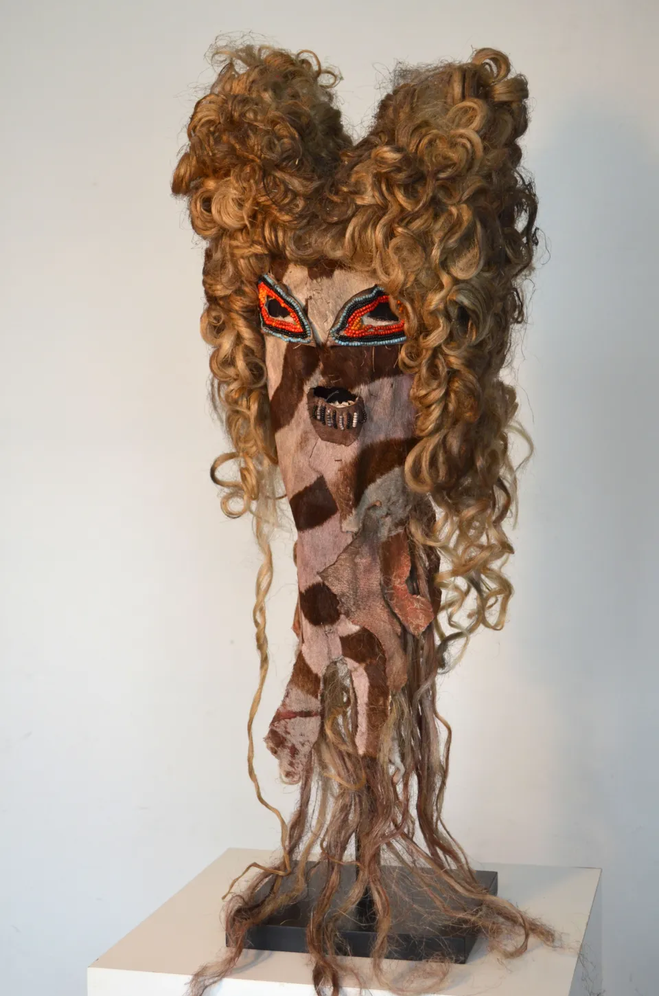 Masque de catcheurs, expo en collaboration avec Emmanuel Guise et Jolie Julien.