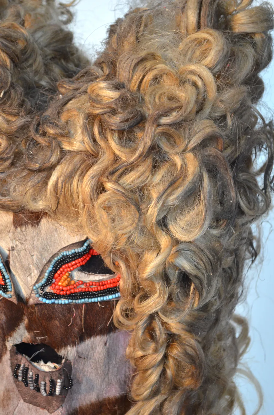 Masque de catcheurs, expo en collaboration avec Emmanuel Guise et Jolie Julien.